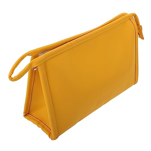 Vaguelly 1Stück Portable Makeup Bag PU Cosmetic Organizer for Travel Small Easy to Clean Lightweight Storage for Women von Vaguelly