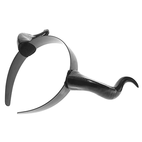 Vaguelly Ochsenhorn Kopfschmuck Aus Kunststoff Haarbänder Mit Horn-design Party Prop Für Karneval Und Kostümpartys Dekorativ Und Langlebig von Vaguelly