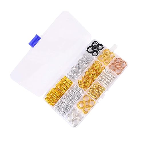 Vaguelly 1satz Kreative Haarzöpfe Ringe Dreadlocks Haarschmuck Leicht Und Langlebig Für Damen Und Herren Verschiedene Stile Für Individuelle Frisuren von Vaguelly