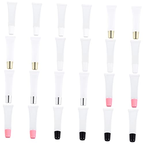 Vaguelly 1satz Lip Gloss Tubes Wiederverwendbare Transparente Kosmetikbehälter Für Lippenpflege Lotion Und Leckgeschützt Leicht Und von Vaguelly