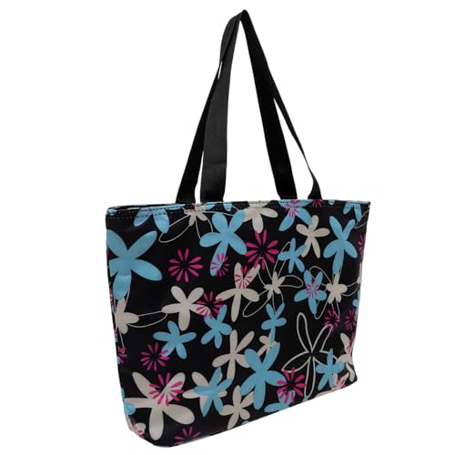 Vaguelly Einfache Reisetasche Aus Oxford-gewebe Große Aufbewahrungstasche mit Reißverschluss für Den Täglichen Gebrauch auf Reisen von Vaguelly