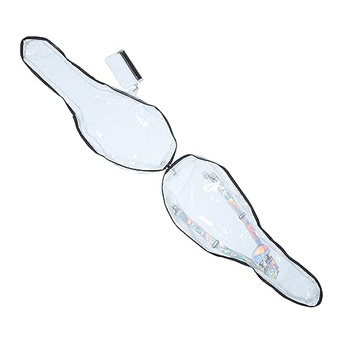 Vaguelly 1stück Transparentes Gitarren-Rucksack-Design Doppelter Schultergurt Praktischer Reisetransport Für Akustikgitarren Strapazierfähige Pc-Materialien Für Männer Und Frauen von Vaguelly