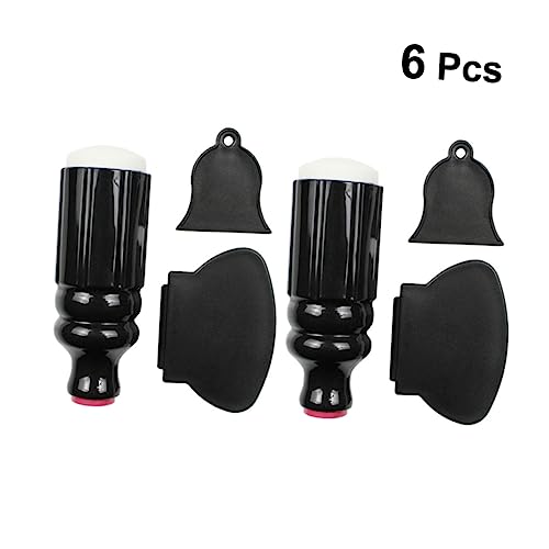 Vaguelly 2sätze Langlebiger Stempel Schaberplatte Maniküre-werkzeug Diy-nagel Kunststempel Politur Für Professionellen Und Privaten Gebrauch von Vaguelly