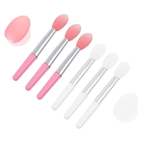 Vaguelly 2 Sätze Lippenstift Staubschutz Essenz Wimperntusche Inhaber Leere Mini-lipgloss-tuben Lippentönung Abziehen Machen Deckel Gesicht Essenz Lipgloss Masken Zauberstab Liner Kieselgel von Vaguelly