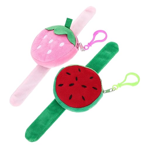 Vaguelly 2 Stck. Pop-Ring-Armband erste Du gewickelt Obst Schlagarmband für Wassermelonen-Slap-Armbänder Wassermelonen-Slap-Band Erdbeer-Slap-Armbänder Plüsch Vaguelly 2 Stck. Pop-Ring-Armband erste Du gewickelt Obst Schlagarmband für Wassermelonen-Slap-Armbänder Wassermelonen-Slap-Band Erdbeer-Slap-Armbänder Plüsch von Vaguelly