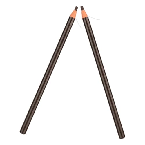 Vaguelly 2 Stück Wasserfester Augenbrauenstift Langlebiger Eyeliner Stift Mit Pull Line Design Präziser Microblading Stift Für Natürliche Und Definierte Augenbrauen Für Frauen Und von Vaguelly