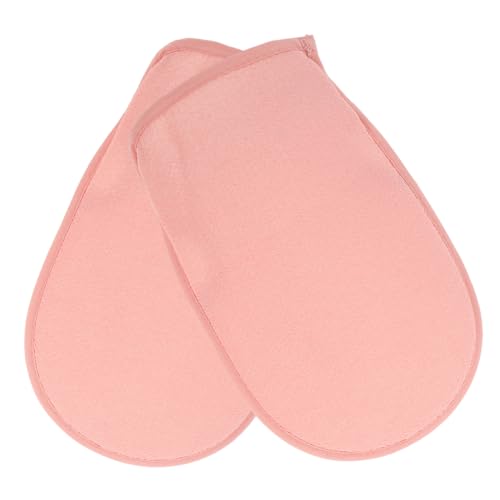 Vaguelly 2 Stück Doppelseitiger Peeling Handschuh Kraftvoller Körper Peeling Mitt Sanftes und Effektives Hautpeeling für Männer und Frauen Weiches Material Hautschonend und Vielseitig von Vaguelly