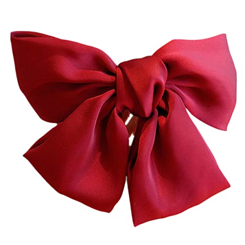 Vaguelly 2stücke Große Bowknot Haarspangen Für Damen Haarklammer Rot Modisches Haaraccessoire Für Partys Und Besondere Anlässe von Vaguelly