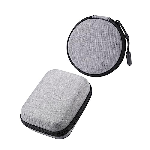 Vaguelly 2stücke Eva Mikrofon Aufbewahrungstasche Tragbare Ladegerät Und Kopfhörer-Organizer Und Langlebig Für Reisen Und Outdoor-aktivitäten von Vaguelly