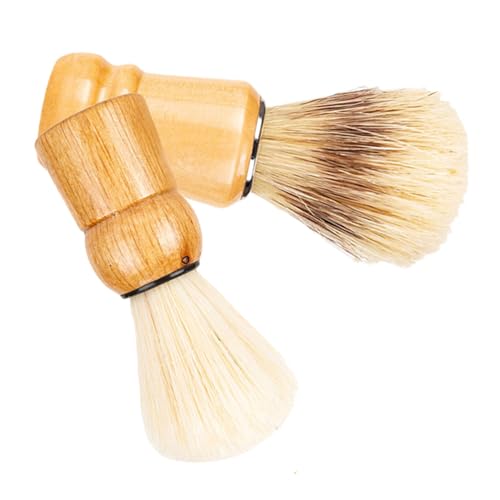 Vaguelly 2 Stück Herren Rasierpinsel mit Holzgriff Langlebiger Borstenpinsel für Präzises Auftragen von Rasierschaum Leicht Praktisch für Reisen und Bartpflege zu Hause Salon Vaguelly 2 Stück Herren Rasierpinsel mit Holzgriff Langlebiger Borstenpinsel für Präzises Auftragen von Rasierschaum Leicht Praktisch für Reisen und Bartpflege zu Hause Salon von Vaguelly