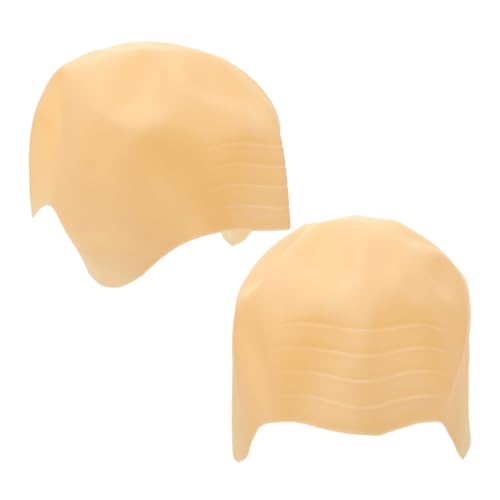 Vaguelly 2stücke Glatzen-kappe Für Cosplay Und Halloween Einstellbare Glatze Für Bühnenaufführungen Und Für Und von Vaguelly