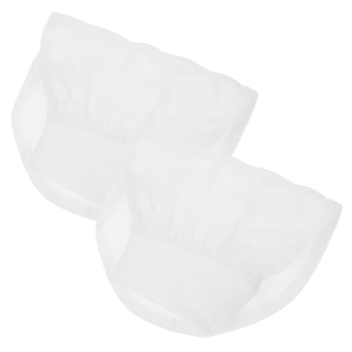 Vaguelly 2 Stück Schlammbad Handtuch Peeling sauber Haut Reiben schrubben seidenstoff seide stoff Badreinigung duschen zubehör badezuber zubehör Badefäustlinge Badhandschuhe Die Seide Weiß von Vaguelly