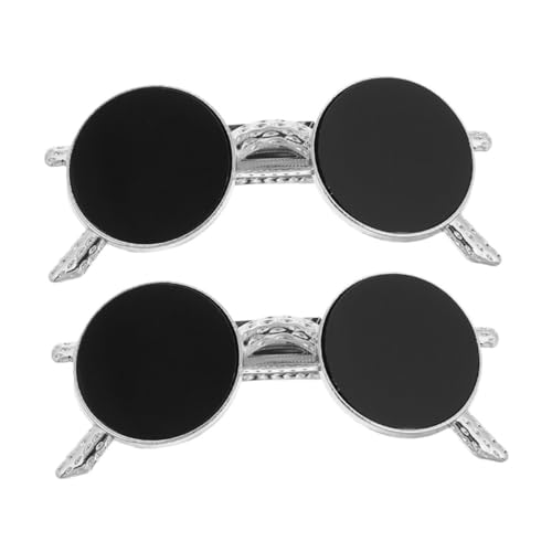 Vaguelly 2stücke Sonnenbrillenform Haarspange Aus Metall Haarnadeln Für Damen Modische Haarspangen Kleine Sonnenbrillen-haarspangen Alligator-haarspangen Für Frisuren Haarschmuck Für Pferde Vaguelly 2stücke Sonnenbrillenform Haarspange Aus Metall Haarnadeln Für Damen Modische Haarspangen Kleine Sonnenbrillen-haarspangen Alligator-haarspangen Für Frisuren Haarschmuck Für Pferde von Vaguelly