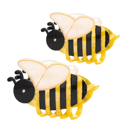Vaguelly 2stücke Krallenklammer Und Bienen-insektenklammer Strass-haarklammer in Bienenform Haarklammern Für Frauen Und Mädchen Mit Strass-verzierung von Vaguelly