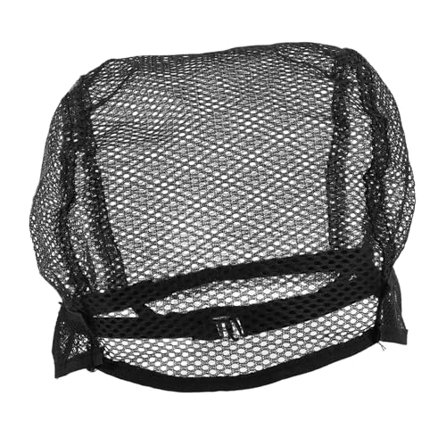 Vaguelly 2 Stück Teiliges Schwarzes Mesh Wig Net Caps Dehnbar Verstellbar Langlebig Atmungsaktiv für Perückenherstellung und Haarfixierung bei Frauen Einfach zu Reinigen Stabiler von Vaguelly