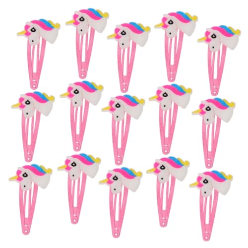Vaguelly 20 Stück Teiliges Einhorn Haarspangen für Mädchen Bunte Haarklammern aus Weichem Niedliche Party Haarschmuck Clips für Kleinkinder und Einfach Kombinierbar und Langlebig von Vaguelly