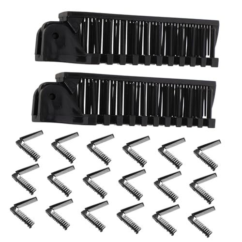 Vaguelly 20 Stück Teiliges Faltbares Reisehaarkamm Perlenzähnen Kompakter Faltbarer Haarkamm für Herren und Damen Tragbares Styling-tool für Tasche und Unterwegs von Vaguelly