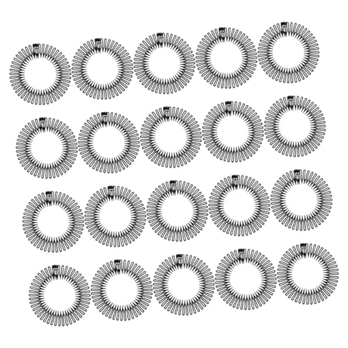Vaguelly 20 Stück Teiliges Flexibles Haarkamm Stirnband für Damen Schwarze Elastische Kamm Clips Unsichtbare und Bequeme Haarbänder für Täglichen Gebrauch für Sport und Freizeit von Vaguelly