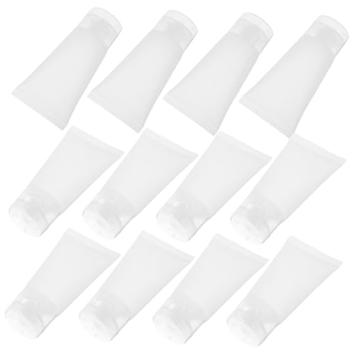 Vaguelly 20 Stück Teiliges Nachfüllbare Kosmetik Soft tuben mit Schraubverschluss Reisebehälter für Handcreme Lotion Shampoo Leere Cremeflaschen Tragbare Weiche Tube für Toilettenartikel von Vaguelly