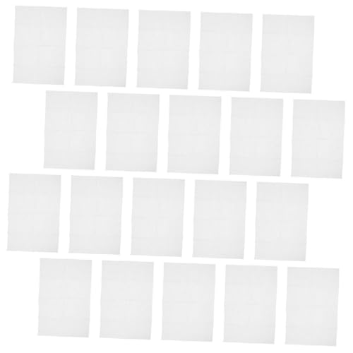 Vaguelly 20 Stück Tischlätzchen einwegtischdecken einmaltischdecke Tattoo-Reinigungsmittel saubere Unterlage Party Tattoos-Lätzchen Nagel Tischset Zahnlätzchen Auslaufsichere Schicht Weiß von Vaguelly