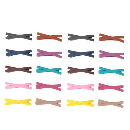 Vaguelly 20stücke Damen Haarclips Farbe Kreuz Haarnadeln Klemmen Barrettes Haar Zubehör Für Mädchen Geburtstag Weihnachten von Vaguelly