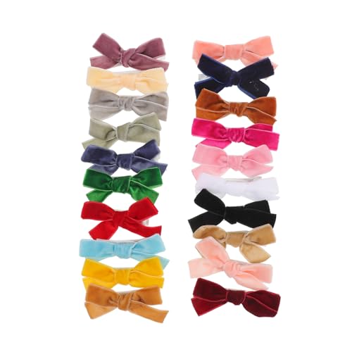 Vaguelly 20stücke Schleifen Haarspangen Haarclips Haarschmuck Für Mädchen Junge Mädchen Kopfbedeckungen von Vaguelly