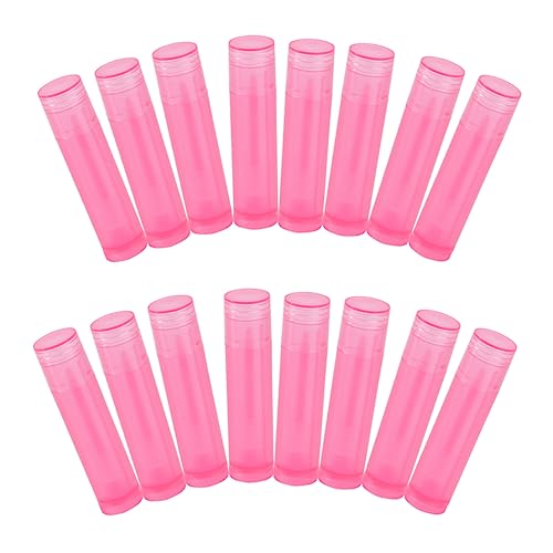 Vaguelly 24 Stück Leere Lippenstift Behälter DIY Lip Gloss Röhrchen für Lippenbalsam Tragbare und Sichere Lippenstiftverpackung für Reisen und Kreative Anwendungen von Vaguelly