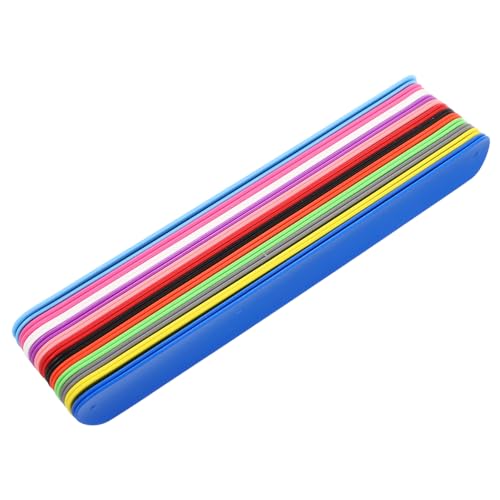 Vaguelly 24 Stück Teiliges Silikon Schnapparmbänder Weiche Hautfreundliche Armbänder mit Sicherem Sitz Modische Einfarbige Snap Wristbands für Partys Outdoor und Geburtstagsfeiern von Vaguelly