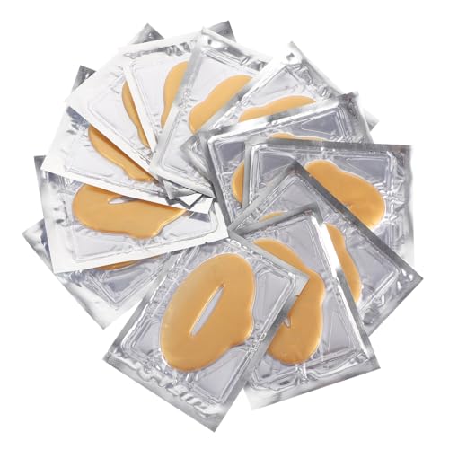 Vaguelly 25stücke Lippenmaske Für Frauen Feuchtigkeitsspendende Lippenpflegemaske Lippenpflegeprodukt Mit Gelpads Zur Pflege Zarter Lippenhaut Unschädlich Und Geruchsneutral Hilft Feuchtigk von Vaguelly