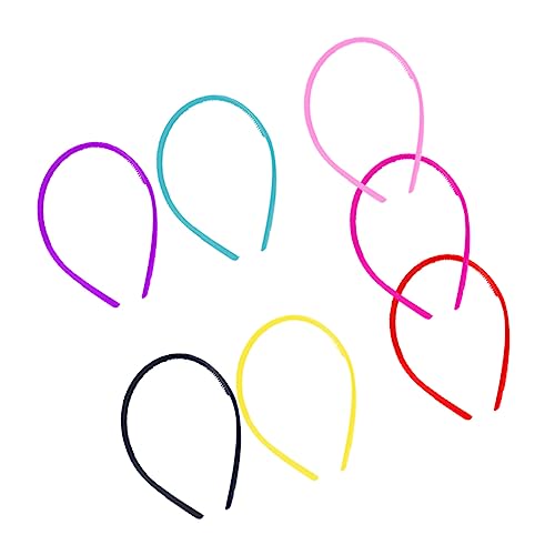 Vaguelly 25stücke Teiliges Zuckergelb-haarband Kunststoff Mit Zähnen Einfache Und Bequeme Haaraccessoires Für Damen Mädchen Und Junge Mädchen Für Haartypen Und Stylings von Vaguelly