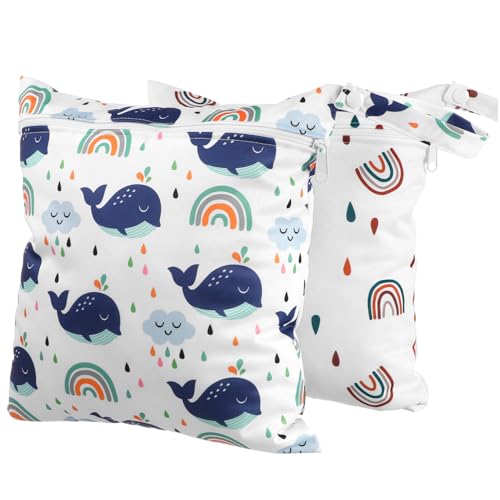 Vaguelly 2Pcs Tragbare Nasse Tasche Für Pflege Cartoon Muster Babypflegebeutel Mit Reißverschlussverschluss Reisebeutel Kindergarten Wickeltasche Badeanzugbeutel Vaguelly 2Pcs Tragbare Nasse Tasche Für Pflege Cartoon Muster Babypflegebeutel Mit Reißverschlussverschluss Reisebeutel Kindergarten Wickeltasche Badeanzugbeutel von Vaguelly