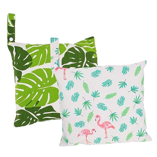 Vaguelly 2St Wickeltasche babytasche babytragetasche Wäschesack für unterwegs Reisekosmetiktasche mit großem Fassungsvermögen Pool-Nassbeutel nasse Tasche im Fitnessstudio flaches Tuch von Vaguelly