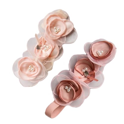 Vaguelly 2Stücke Blumen Haarband Bezauberndes Haarschmuck mit Süße Kopfbedeckung für Accessoire für Ersten Fotografie Zufällige Farbe von Vaguelly