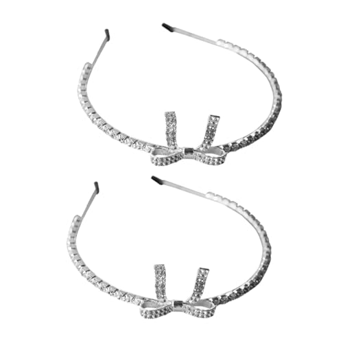 Vaguelly 2Stücke Braut Haarband Bogen Tiara für Hochzeiten und Geburtstagsfeiern Kopfstück für Damen Glitzernde Haaraccessoires Vaguelly 2Stücke Braut Haarband Bogen Tiara für Hochzeiten und Geburtstagsfeiern Kopfstück für Damen Glitzernde Haaraccessoires von Vaguelly