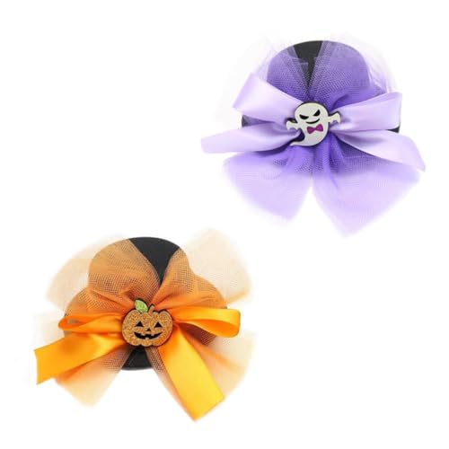 Vaguelly 2stücke Bowler Haarspangen Halloween Haarschmuck Für Frauen Cosplay Haar Accessoires Mit Glattem Material Und Exquisitem Design von Vaguelly