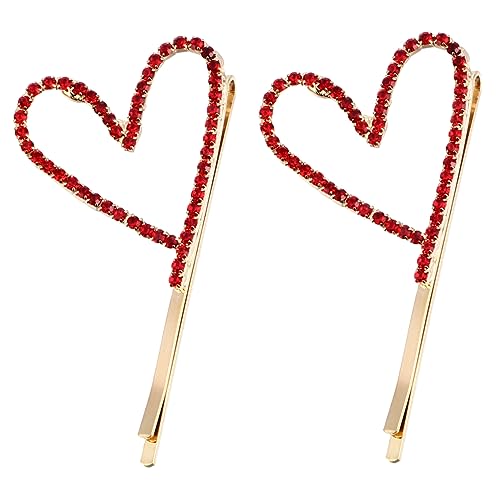 Vaguelly 2Stücke Herzförmige Strass Haarspangen Haarnadeln für Mädchen Leichte Haarklammern aus Legierung Haaraccessoires für Verschiedene Outfits Vaguelly 2Stücke Herzförmige Strass Haarspangen Haarnadeln für Mädchen Leichte Haarklammern aus Legierung Haaraccessoires für Verschiedene Outfits von Vaguelly