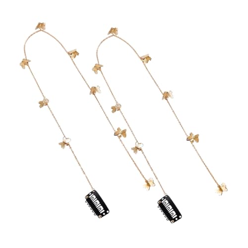Vaguelly 2Stücke Schmetterlings Haarschmuck für Haare Dekorative Haarketten für Trendige Haarzopf Accessoires Partys und Hochzeiten Langlebig Vaguelly 2Stücke Schmetterlings Haarschmuck für Haare Dekorative Haarketten für Trendige Haarzopf Accessoires Partys und Hochzeiten Langlebig von Vaguelly