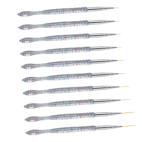 Vaguelly 2sätze Zeichnung Linie Werkzeug Für Nail Art Diy Maniküre Mit Eyeliner Pinsel Stifte in Robustem Material Für Blütenblatt-designs Und Effekte von Vaguelly