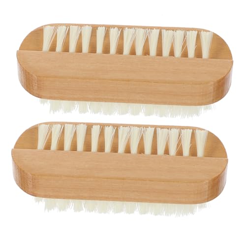 Vaguelly 2stücke Nagelreinigungsbürste Mit Griff Und Steifen Borsten Zum Reinigen Unter Nägeln Für Fingernagel Und Fußnagelpflege Vielseitig Einsetzbar Für Männer Und Frauen von Vaguelly