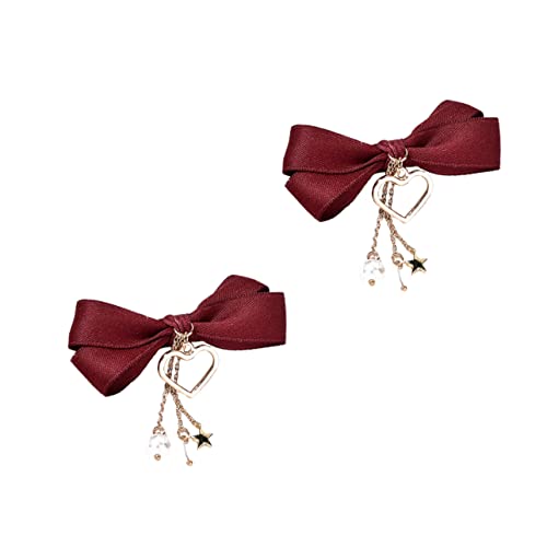Vaguelly 2stücke Haar Schleifen Clips Für Mädchen Kreative Haarschmuck Accessoires Geeignet Für Partys Und Besondere Anlässe in Süßen Farbtönen Langlebig Und Auffällig von Vaguelly