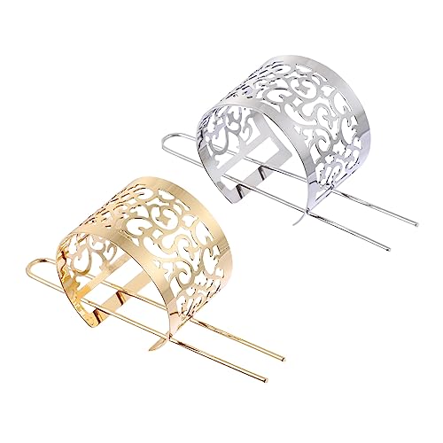 Vaguelly 2stücke Vintage Haarspange Dutt Aus Eisen Mit Chinesischem Design Für Frauen Haarschmuck Clips Und Stick Dutt Halter Als Dekoratives Haarzubehör von Vaguelly