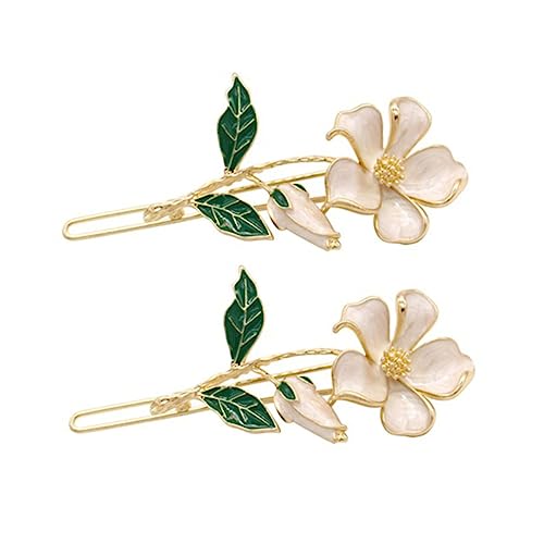 Vaguelly 2stücke Haarspangen Mädchen Retro-französisch-stil Haarnadeln Blumen Haaraccessoires Zum Tragen Im Alltag Und Festivals von Vaguelly
