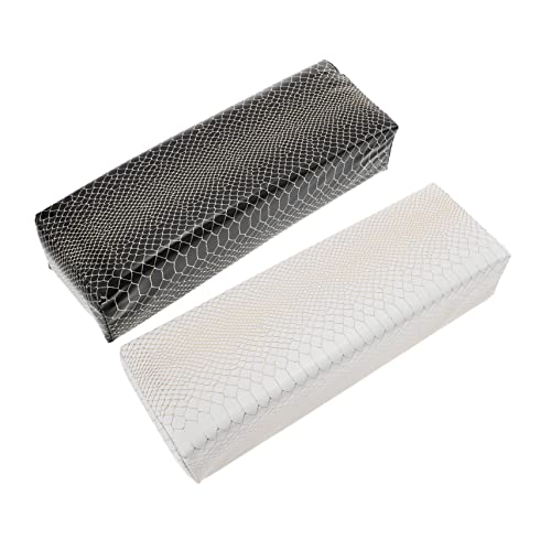 Vaguelly 2stücke Nagelkunst Handauflage Für Maniküre Ergonomisches Kissen Pu Rutschfest Und Leicht Zu Reinigen Für Nagelstudios Und Heimgebrauch von Vaguelly