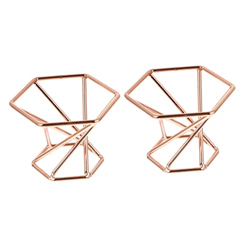 Vaguelly 2stücke Puderquastenhalter Aus Edelstahl Puderquastenhalterung Puderquastenständer Für Make-up-quasten-aufbewahrungsregal Puderquastenständer Für Frauen Und Mädchen von Vaguelly