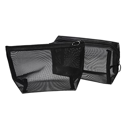 Vaguelly 2stücke Reise Make-up-Organizer-Tasche Aus Hochwertigem Material Mit Reißverschluss Toilettenartikel Lagerung Kosmetiktasche Für Männer Und Frauen Geeignet Für Reisen Camping Und a von Vaguelly