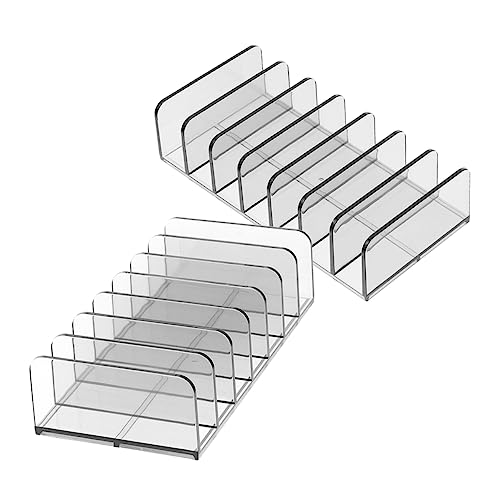 Vaguelly 2stücke Transparente Kosmetikpaletten-aufbewahrungsboxen Lidschatten-organizer Make-up-boxen Mit Gitterdesign Für Kompaktpuder Lippenstift Und Pinsel von Vaguelly