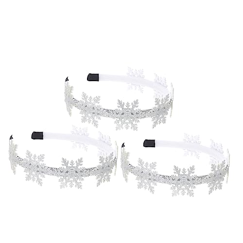 Vaguelly 3 STÜCKE Teiliges Entzückendes Schneeflocken Haarband für Weihnachten Glitzernde Weihnachts Haaraccessoires Dekorative Stirnbänder für Festlichkeiten und Winterveranstaltungen Vaguelly 3 STÜCKE Teiliges Entzückendes Schneeflocken Haarband für Weihnachten Glitzernde Weihnachts Haaraccessoires Dekorative Stirnbänder für Festlichkeiten und Winterveranstaltungen von Vaguelly