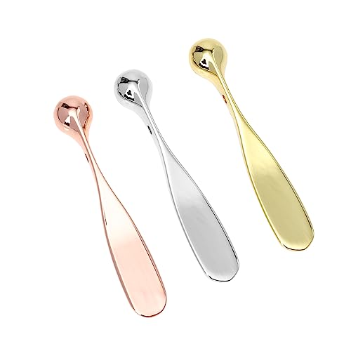 Vaguelly 3stücke Augencreme-massage-applikator Mit Spatel Aus Metall Gesichtscreme-scoop Für Frauen Zum Auftragen Von Lotion Und Creme Für Tägliche Hautpflege Vaguelly 3stücke Augencreme-massage-applikator Mit Spatel Aus Metall Gesichtscreme-scoop Für Frauen Zum Auftragen Von Lotion Und Creme Für Tägliche Hautpflege von Vaguelly