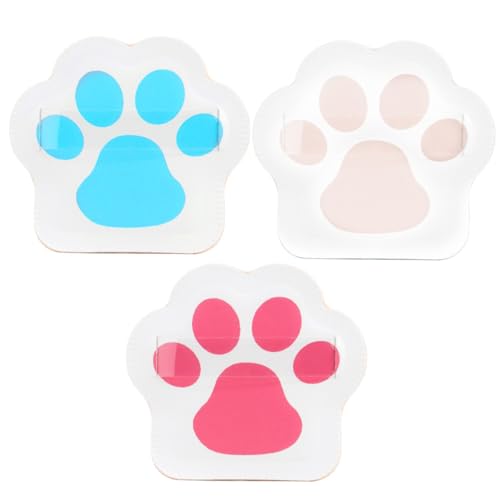 Vaguelly 3 Stück Luftpolsterpuff Lesezeichen dreieckige Puderquaste Kosmetik Schönheits-Puff Katzenabschreckung gedrückt -Puff mischen Kosmetic Pulver synthetischer Schwamm von Vaguelly