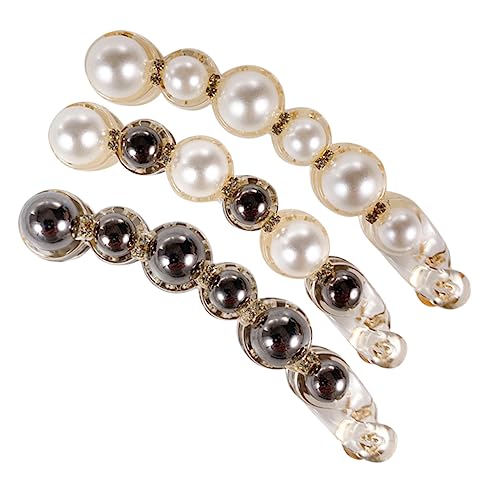 Vaguelly 3stücke Teiliges Haarklammern Perlen Für Damen Bananenclips Für Robust Und Für Partys Feiern Und Alltag von Vaguelly